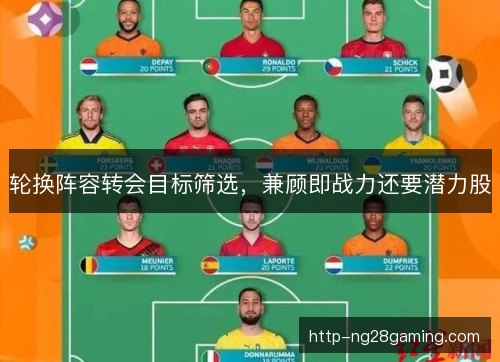 轮换阵容转会目标筛选,兼顾即战力还要潜力股 轮换阵容转会目标筛选,兼顾即战力还要潜力股